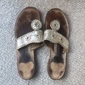 Size 7 Jack Rogers Platinum